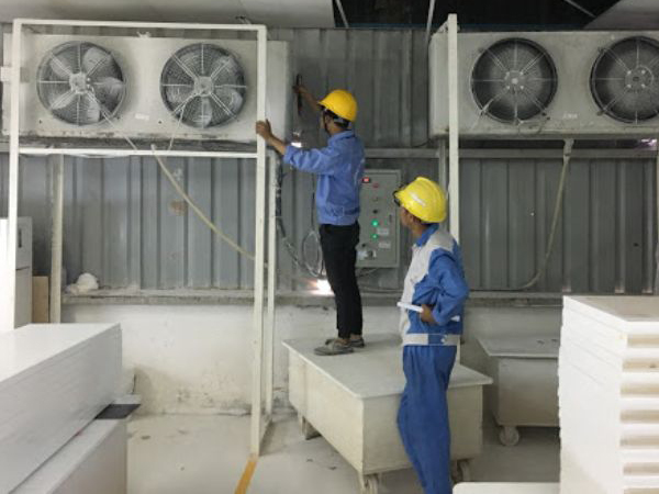 thi công lắp đặt kho đông lạnh thuận an bình dương