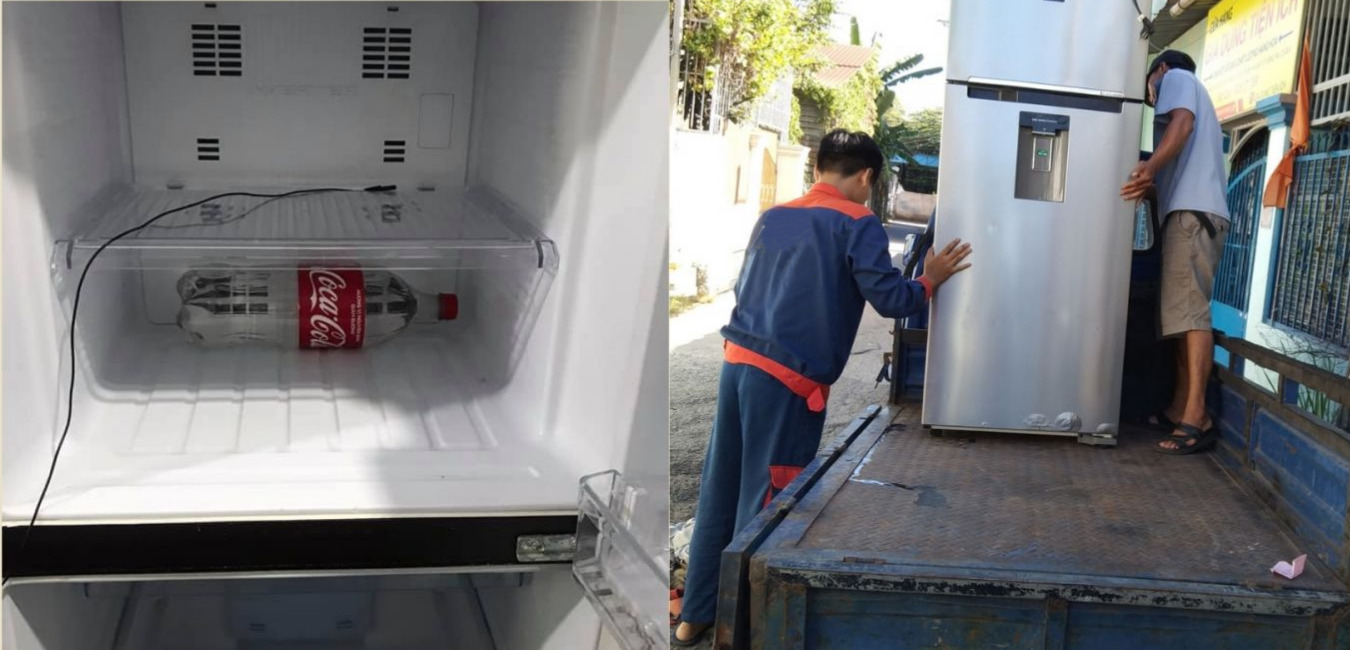 vệ sinh tủ lạnh bình dương