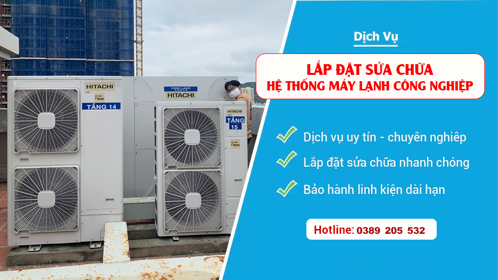 máy lạnh tại kcn minh hưng bình dương