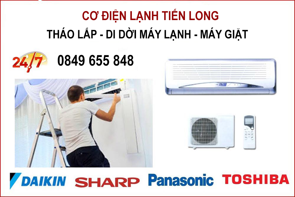 tháo lắp máy lạnh tại bình dương
